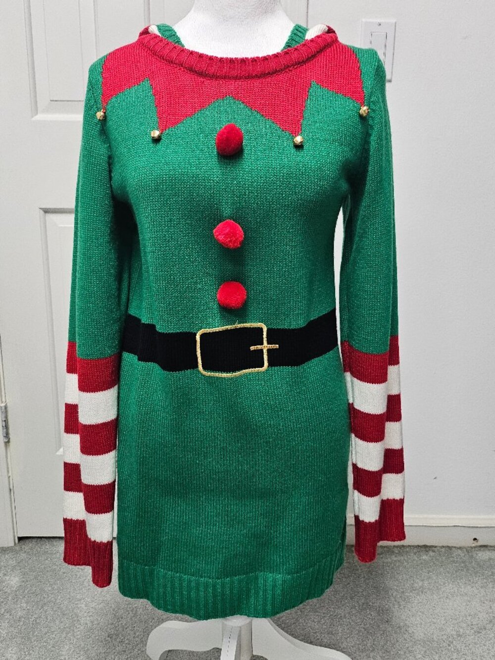 Fun Elf Holiday Sweater - Small